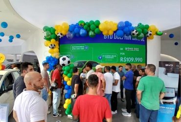 BYD tem lojas com filas em todo o País no primeiro dia do Move Brasil