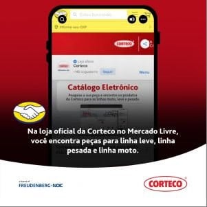 Loja oficial da Corteco no Mercado Livre ganha layout mais prático para facilitar a experiência do cliente