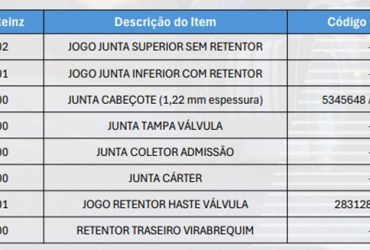 Victor Reinz traz novidades em vedação para Linha Volkswagen Delivery com motor ISF 3.8