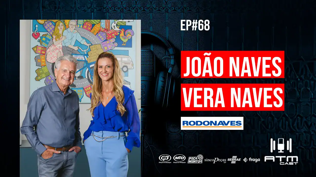 ATMCAST ep#68 | João Naves e Vera Naves 🚲🚚 | Grupo Rodonaves!