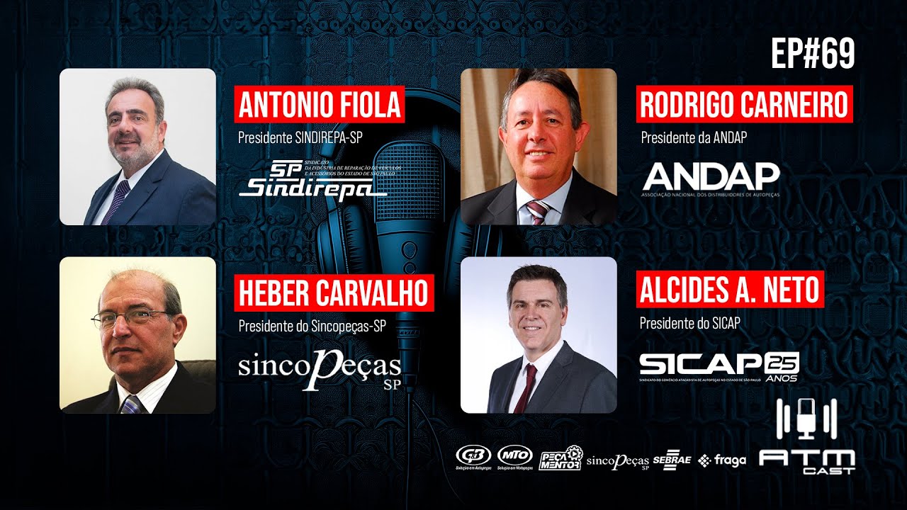 ATMCAST ep#69 |  Antonio Fiola, Rodrigo Carneiro, Heber Carvalho e Alcides Neto 🧠⚙️🚘