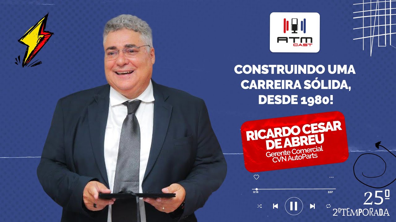 ATMCAST ep#25 temp. 2 | Ricardo Cesar de Abreu 🏢CVN AutoParts (🦘Corven Amortecedores)