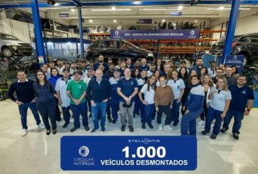 Stellantis Desmonta Mil Veículos e Recicla Mais de 740 Toneladas de Materiais em Iniciativa Sustentável