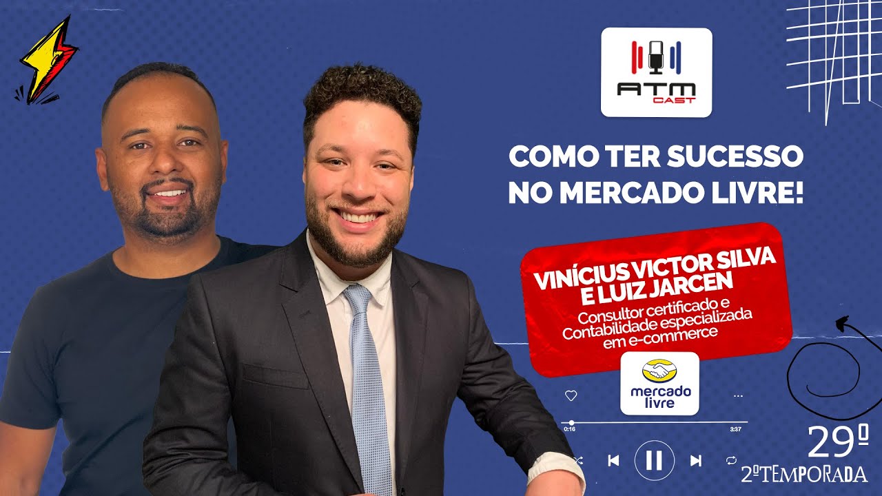 ATMCAST ep#29 temp  2 | Vinícius Victor Silva e Luiz Jarcen 🛒🛒